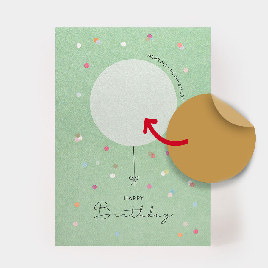 HAPPY BIRTHDAY RUBBELBALLON