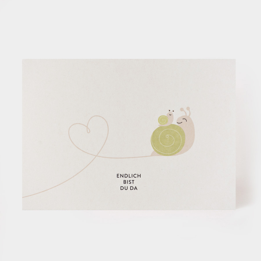 ENDLICH DA (SCHNECKE)