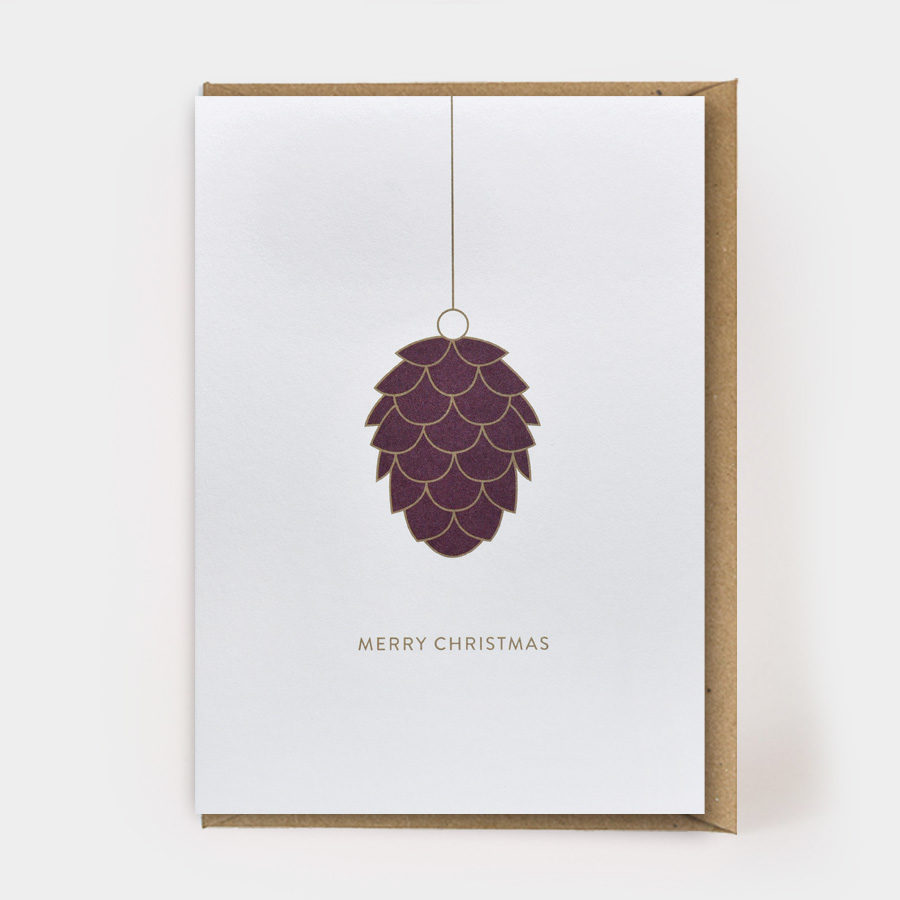 MERRY CHRISTMAS TANNENZAPFEN