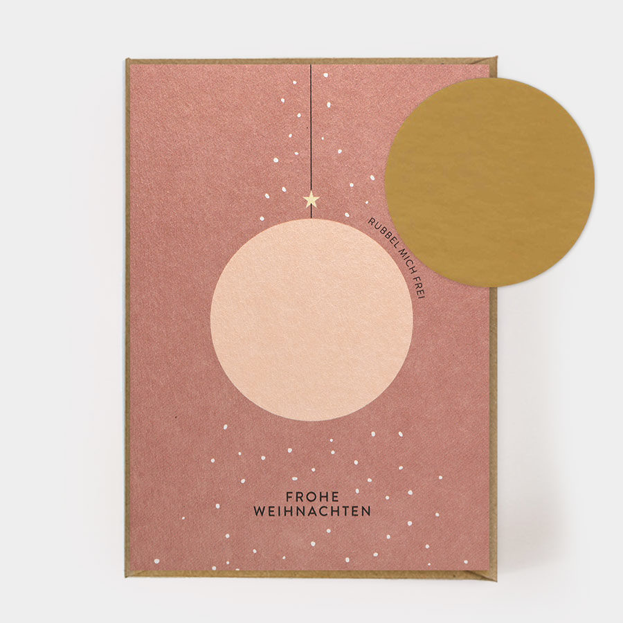 FROHE WEIHNACHTEN KUGEL