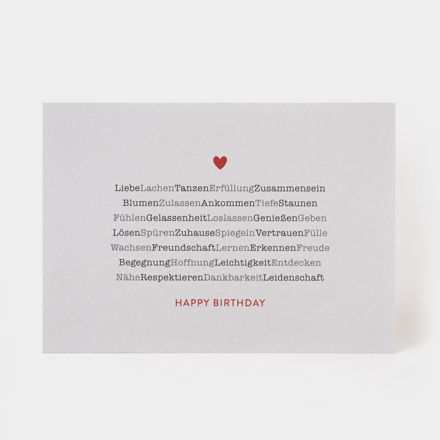 HAPPY BIRTHDAY TEXTE