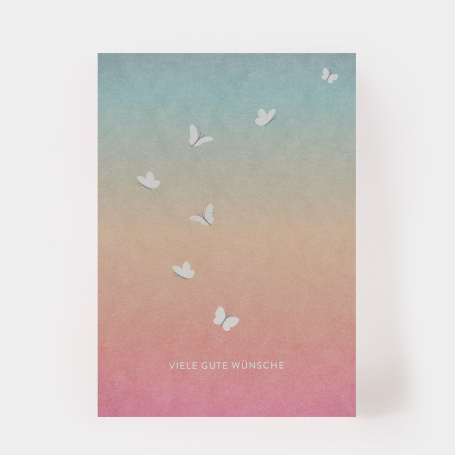 VIELE GUTE WÜNSCHE (SCHMETTERLINGE)