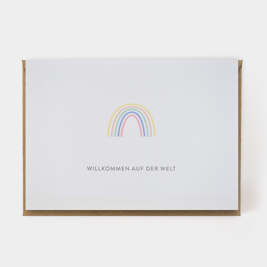 WILLKOMMEN AUF DER WELT (KLAPPKARTE)